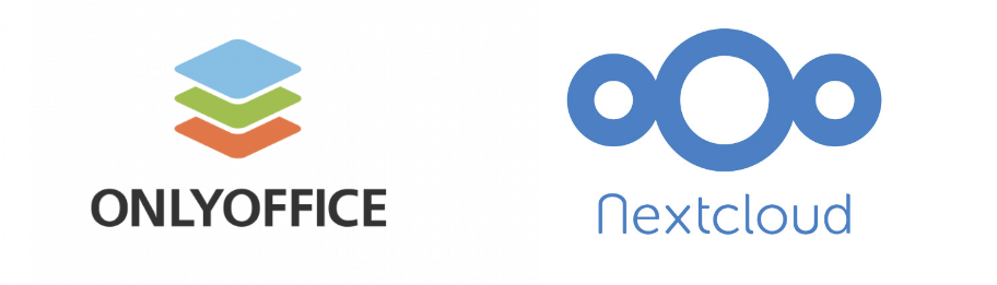 Logos OnlyOffice et Nextcloud Zaclys